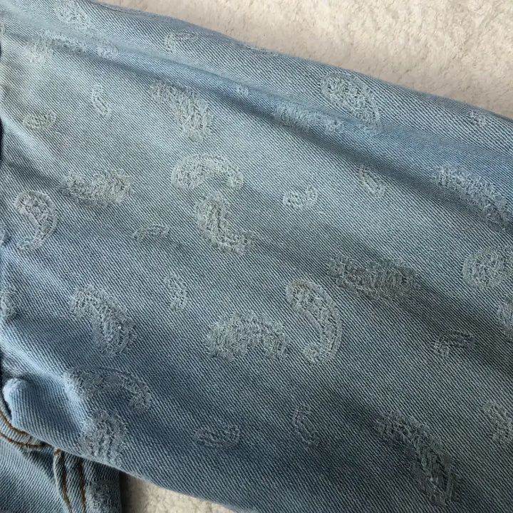 [BUNJANG] AJO BY AJO Paisley Denim Jacket / 아조바이아조 페이즐리 데님자켓