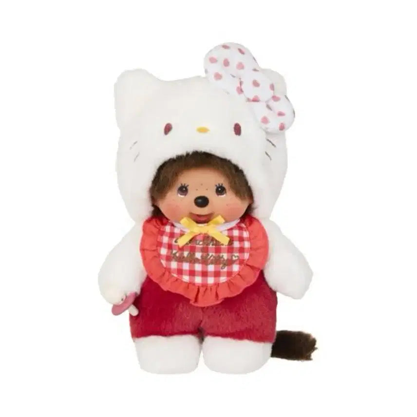 [BUNJANG] Monchhichi Hello Kitty Collaboration Doll / 몬치치 헬로키티 콜라보 인형