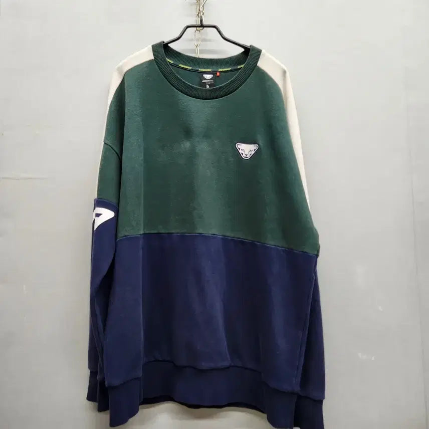 [BUNJANG] Dynafit Color Block Logo Embroidered Sweatshirt XL / 다이나핏 컬러블럭 로고자수 맨투맨 XL(XL)