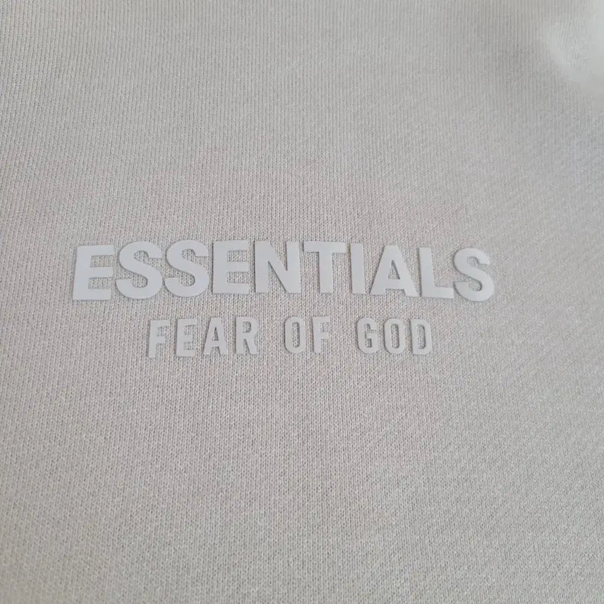 [BUNJANG] Fear of God Essentials Hoodie - Silver Cloud / 피어오브갓 에센셜 후드티 (상태최상)