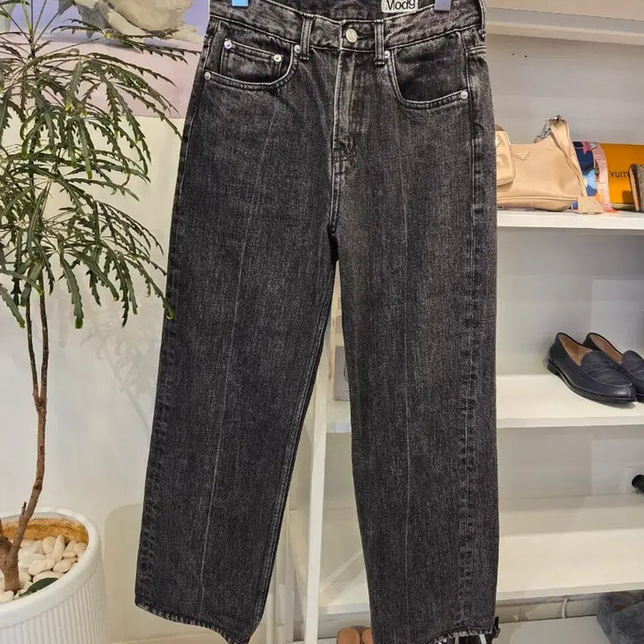[BUNJANG] Mod9 Black Denim Jeans / mod9 모드나인 블랙진 데님팬즈