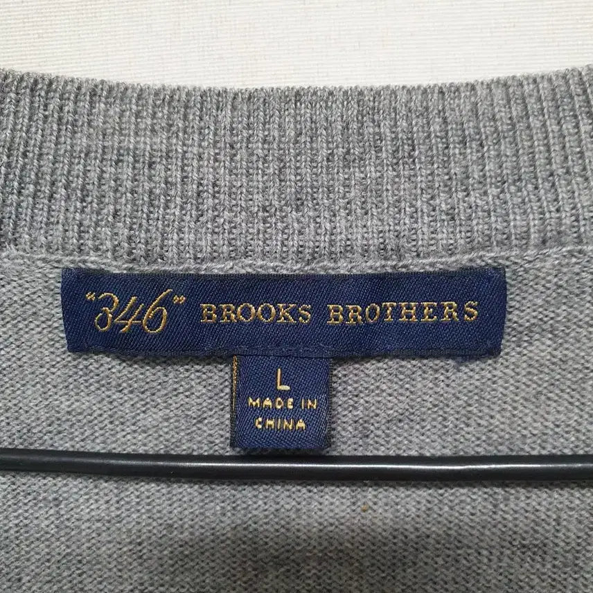 [BUNJANG] Brooks Brothers Merino Wool V-Neck Knit Sweater / 브룩스 브라더스 V넥 메리노울 니트