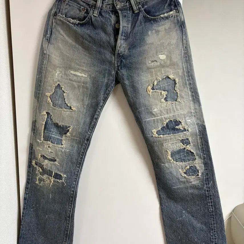 [BUNJANG] Sugar Cane 47501 Selvedge Jeans / [31] 슈가케인 데미지 셀비지 47501