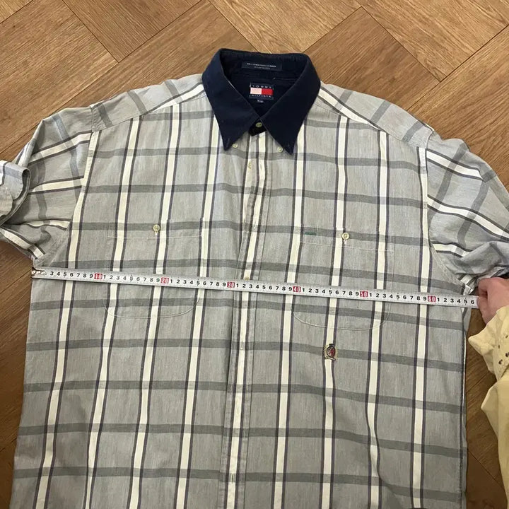 [BUNJANG] Tommy Hilfiger Two-tone Check Shirt / N131 타미힐피거 월계수 투톤 체크셔츠