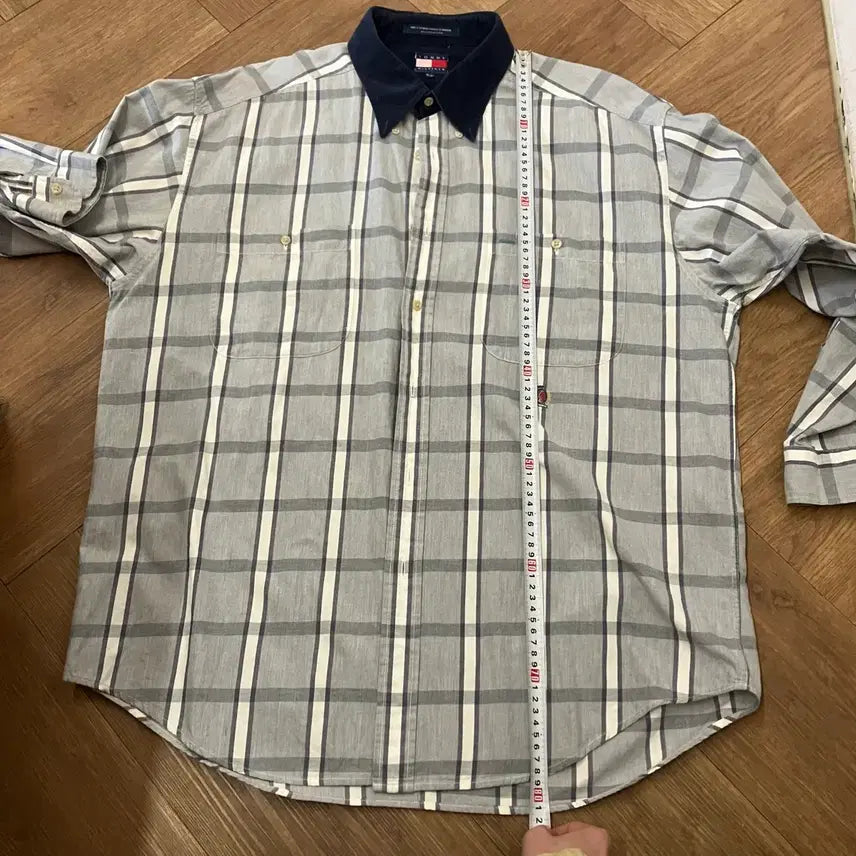 [BUNJANG] Tommy Hilfiger Two-tone Check Shirt / N131 타미힐피거 월계수 투톤 체크셔츠