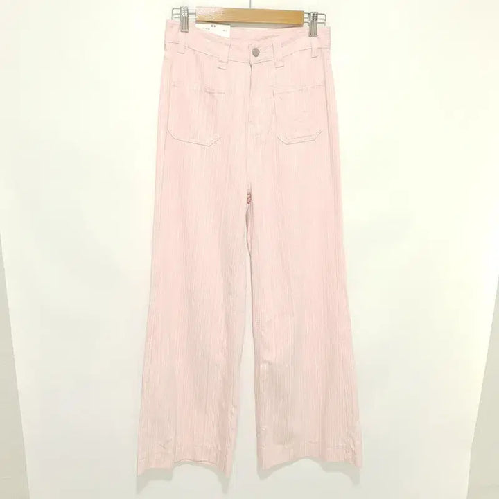 [BUNJANG] Striped Wide Cotton Pants M / 여성 스트라이프 와이드 코튼 팬츠 M_M0385