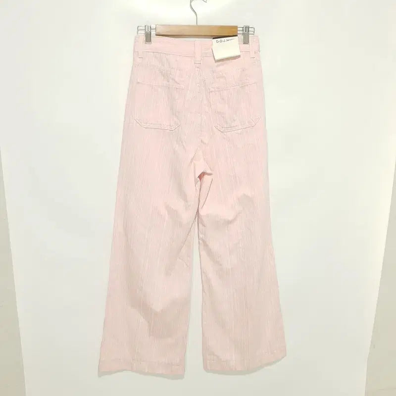 [BUNJANG] Striped Wide Cotton Pants M / 여성 스트라이프 와이드 코튼 팬츠 M_M0385