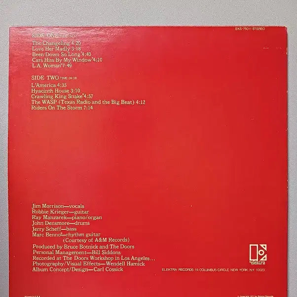 [BUNJANG] The Doors L.A. Woman Vinyl Record / Doors " Riders on the Storm "