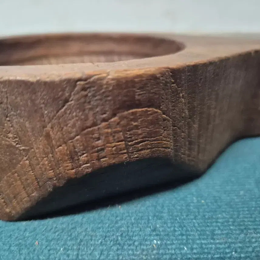 [BUNJANG] Antique Wooden Dough Stamp (Bright Hee) / 문자도떡살(빛날희자)민속골동품
