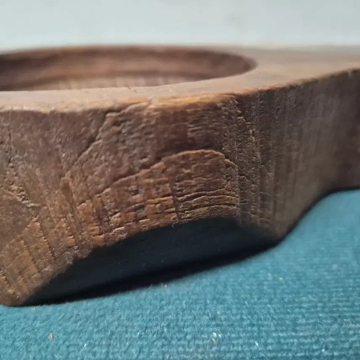 [BUNJANG] Antique Wooden Dough Stamp (Bright Hee) / 문자도떡살(빛날희자)민속골동품