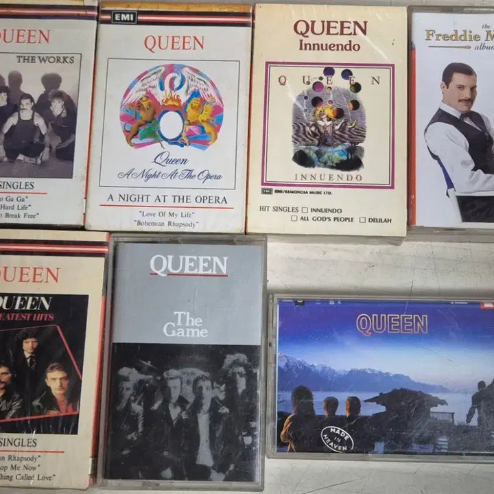 [BUNJANG] Queen Cassette Tape Album Collection / 퀸 카세트테이프 앨범 모음  7종
