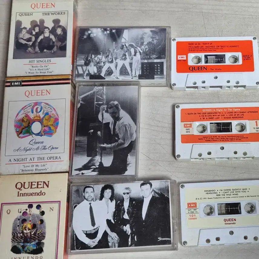 [BUNJANG] Queen Cassette Tape Album Collection / 퀸 카세트테이프 앨범 모음  7종