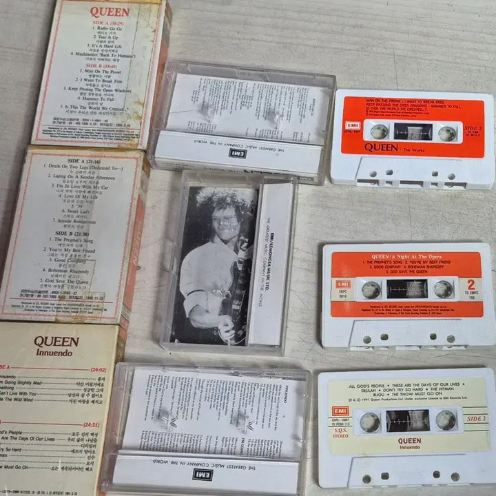 [BUNJANG] Queen Cassette Tape Album Collection / 퀸 카세트테이프 앨범 모음  7종