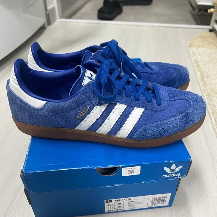 [BUNJANG] Adidas Samba OG Royal Blue Sneakers / 아디다스 삼바 OG 로얄 블루 285