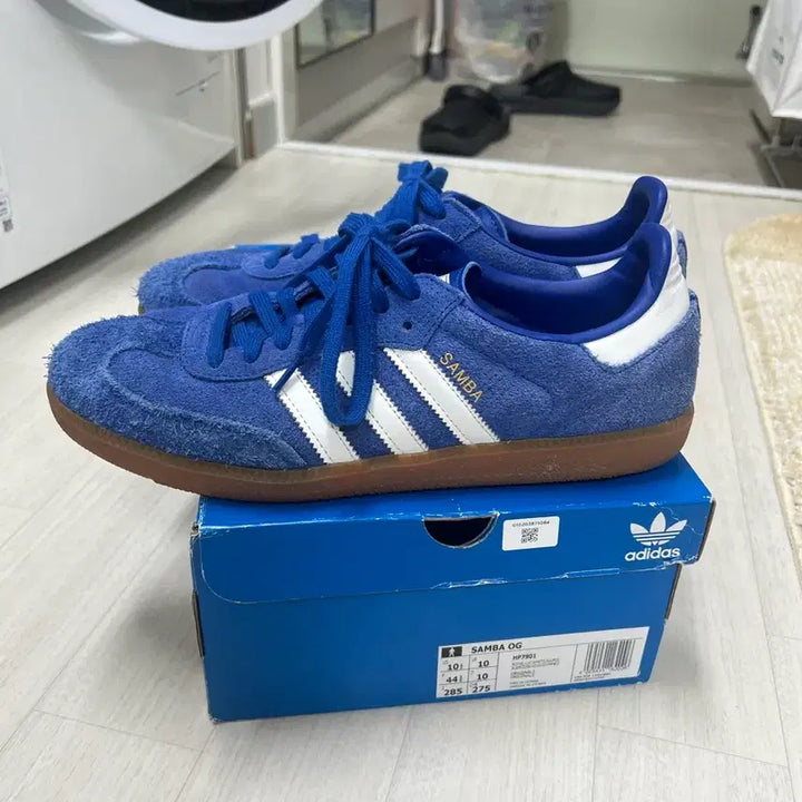 [BUNJANG] Adidas Samba OG Royal Blue Sneakers / 아디다스 삼바 OG 로얄 블루 285
