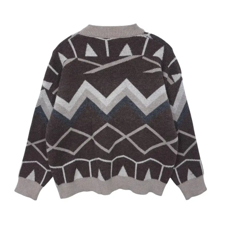 [BUNJANG] Nanning9 Aztec Knit Short T-shirt / 난닝구 여성 아즈텍 신축성 숏 니트 티셔츠 66