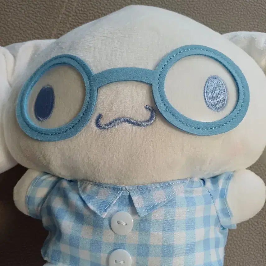 [BUNJANG] Sanrio Cinnamoroll Plush Doll / 시나모롤 안경 인형