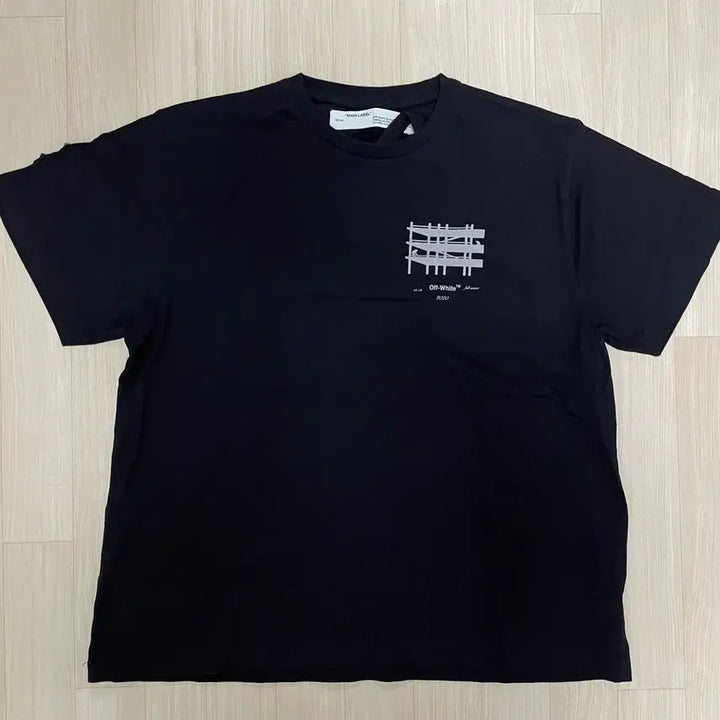 [BUNJANG] Off-White Logo Black T-shirt / 오프화이트 로고 반팔 블랙 S (오버핏L) 새상품