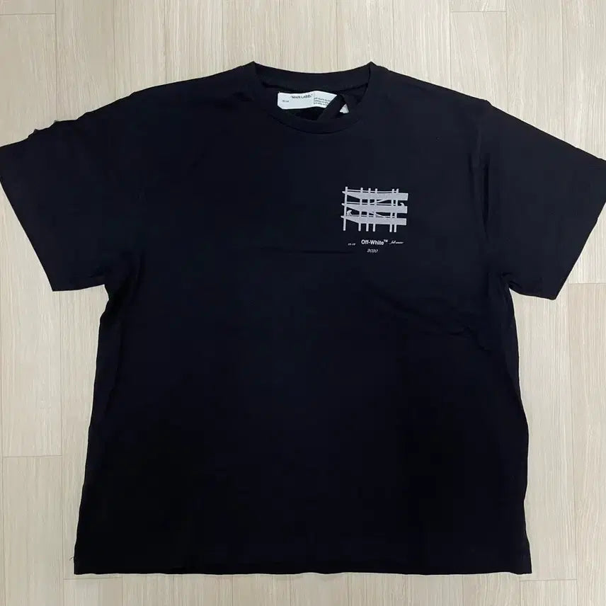 [BUNJANG] Off-White Logo Black T-shirt / 오프화이트 로고 반팔 블랙 S (오버핏L) 새상품