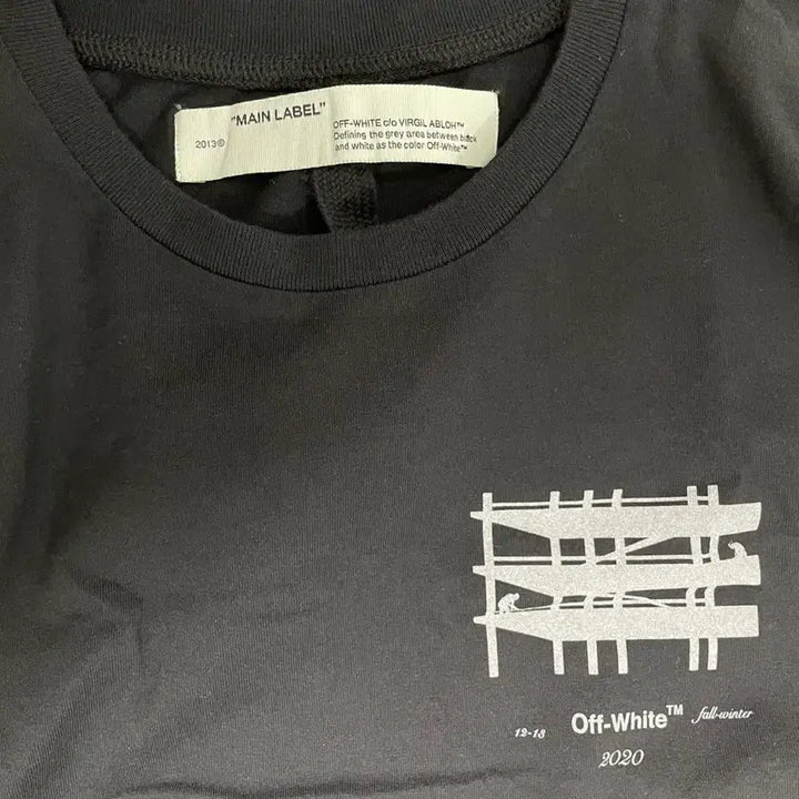 [BUNJANG] Off-White Logo Black T-shirt / 오프화이트 로고 반팔 블랙 S (오버핏L) 새상품