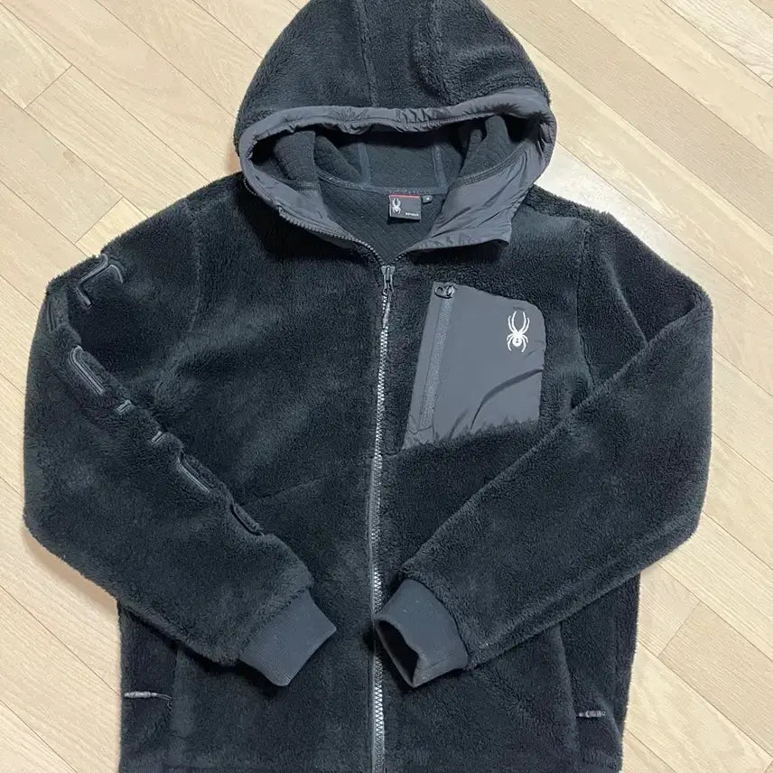 [BUNJANG] Spider Hooded Fleece Jacket / 스파이더 후드 후리스