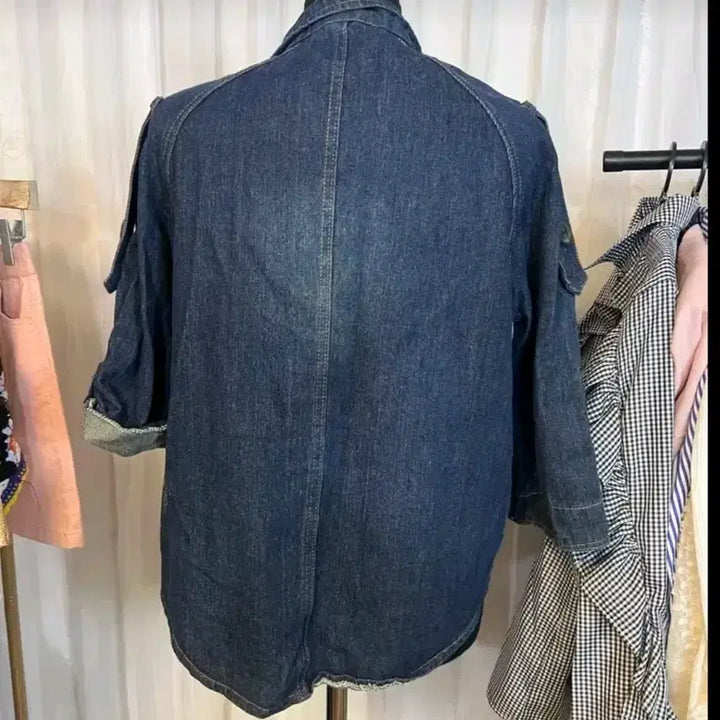[BUNJANG] Denim Trench Coat / 데님 트렌치 코트