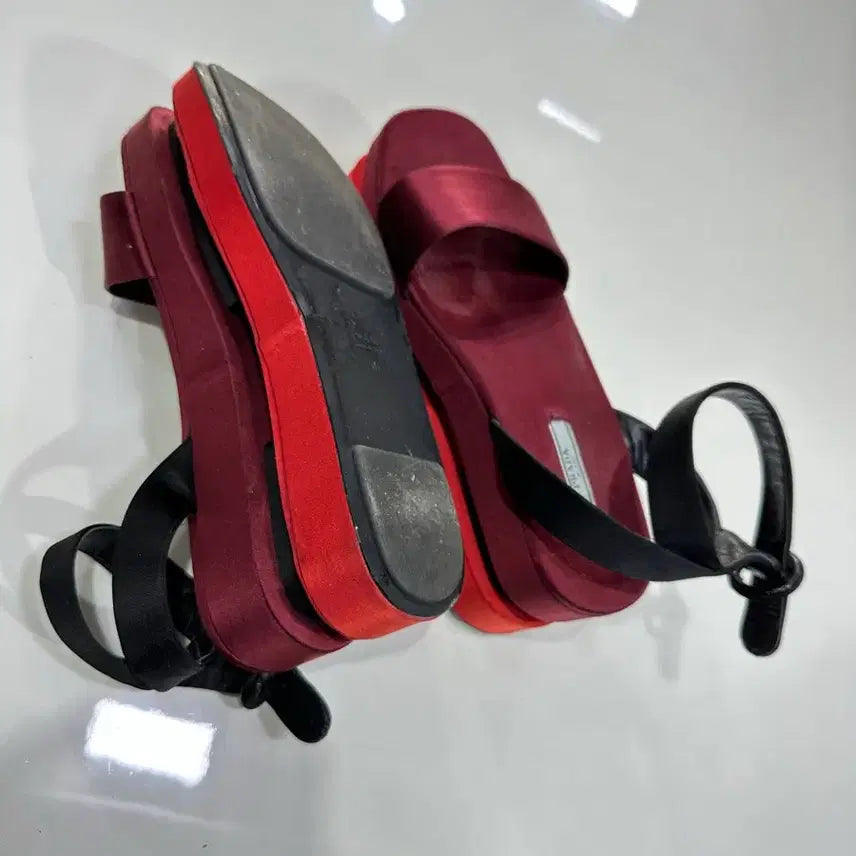 [BUNJANG] PRADA Double Geta Platform Sandals / PRADA 프라다 더블 게타 플랫폼 샌달