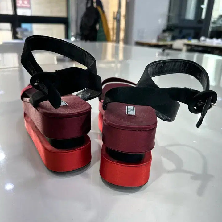 [BUNJANG] PRADA Double Geta Platform Sandals / PRADA 프라다 더블 게타 플랫폼 샌달