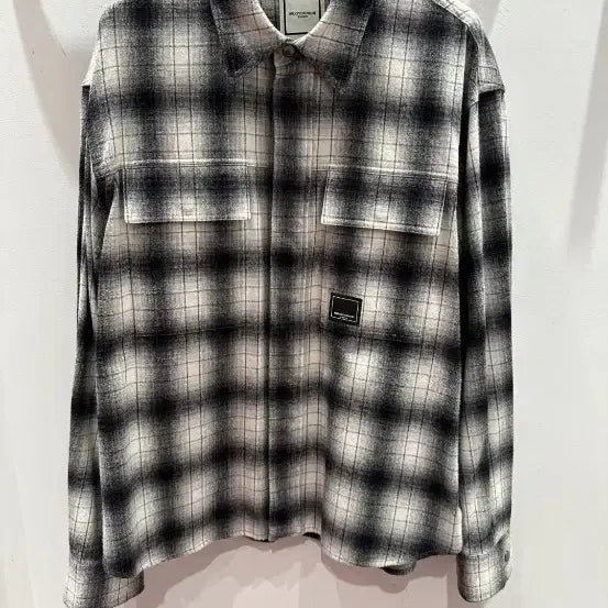 [BUNJANG] Wooyoungmi 25FW Gradation Check Shirt / 우영미 25fw 그라데이션 체크셔츠 48사이즈
