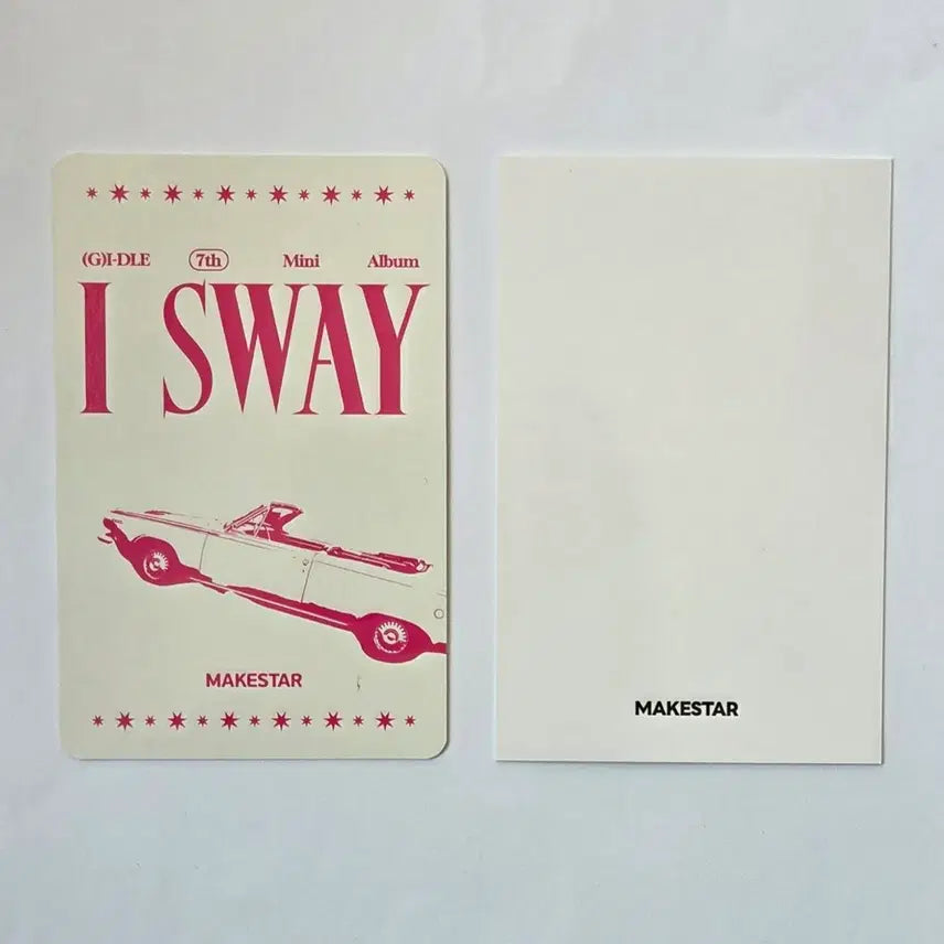 [SOLD OUT] 여자아이들 I SWAY 메이크스타 특전 포카 미연