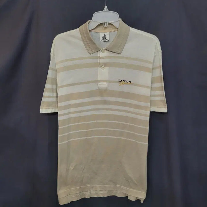 [BUNJANG] LANVIN Vintage Embroidered Logo Shirt / LANVIN 랑방 빈티지 자수로고 셔츠