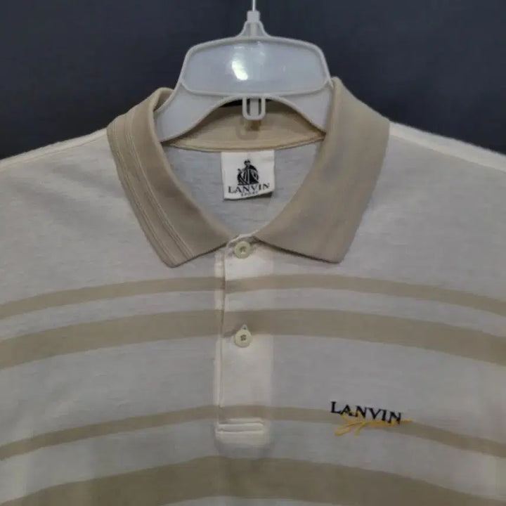 [BUNJANG] LANVIN Vintage Embroidered Logo Shirt / LANVIN 랑방 빈티지 자수로고 셔츠