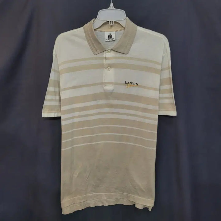 [BUNJANG] LANVIN Vintage Embroidered Logo Shirt / LANVIN 랑방 빈티지 자수로고 셔츠
