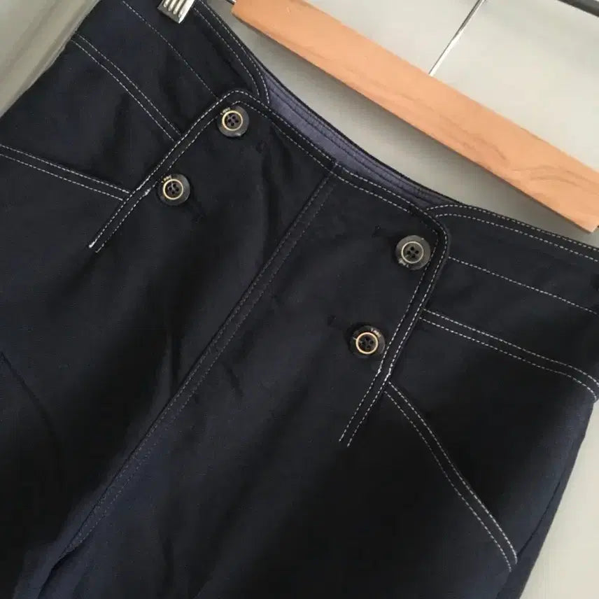 [BUNJANG] DeWL Linen Blend Wide Pants / 듀엘 린넨 혼방 와이드 팬츠 호칭 67-94