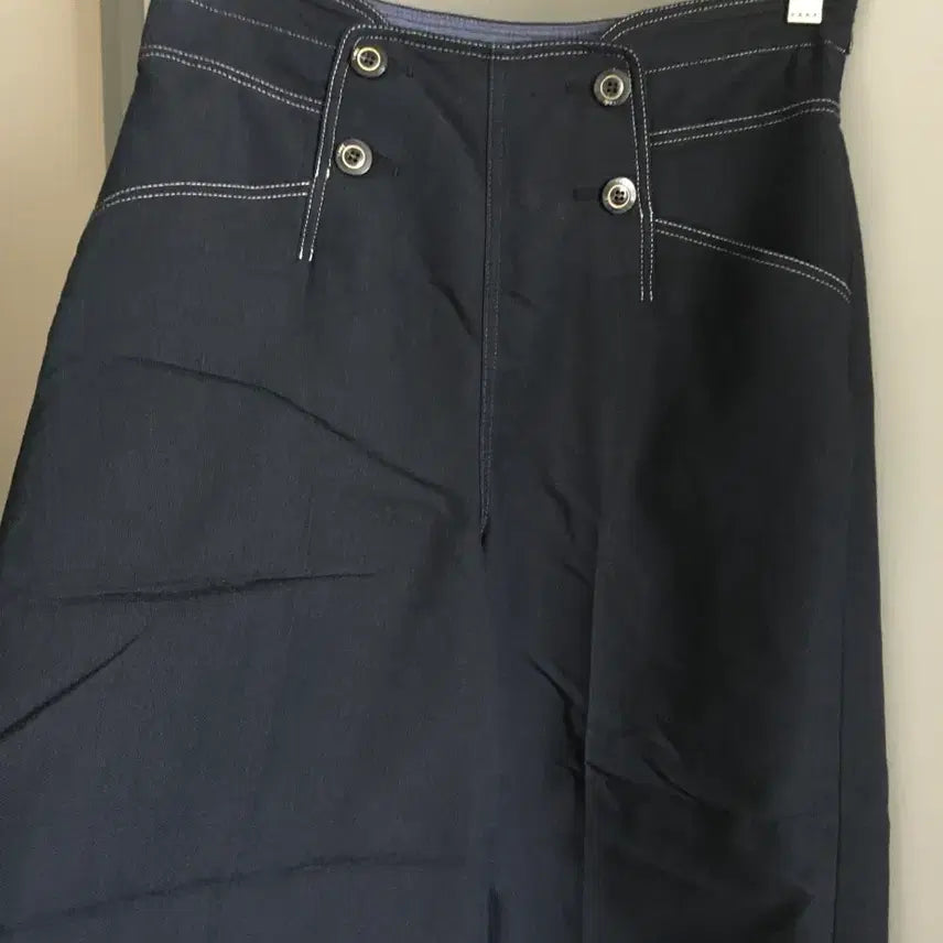 [BUNJANG] DeWL Linen Blend Wide Pants / 듀엘 린넨 혼방 와이드 팬츠 호칭 67-94