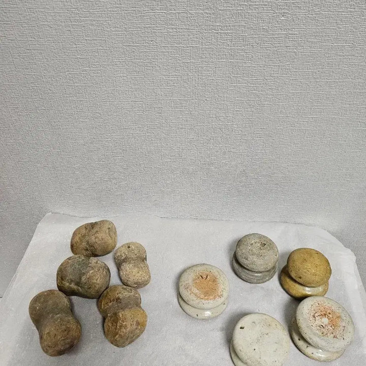 [BUNJANG] Antique White Porcelain Celadon Porcelain Weaving Shuttle / 옛날 백자 청자 돌고드레  토기고드레  물레 고드레