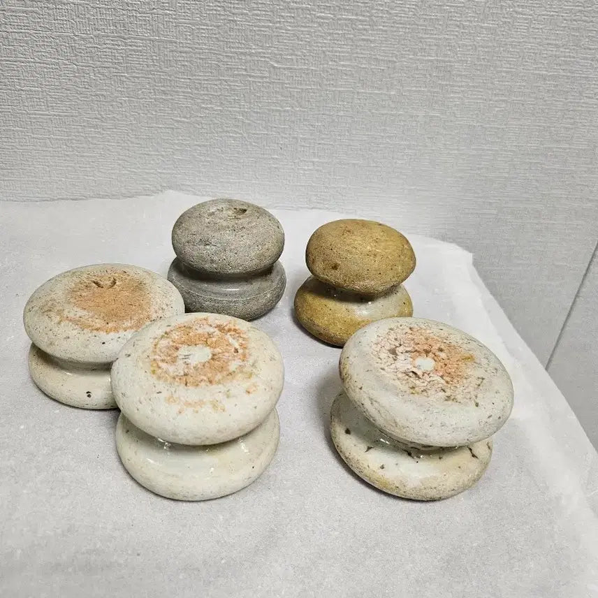 [BUNJANG] Antique White Porcelain Celadon Porcelain Weaving Shuttle / 옛날 백자 청자 돌고드레  토기고드레  물레 고드레