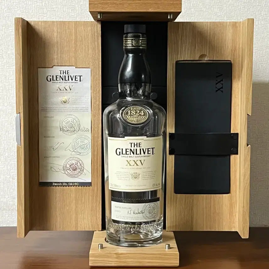 [BUNJANG] The Glenlivet 25 Year Old Empty Bottle / 더 글렌리벳 25년 공병