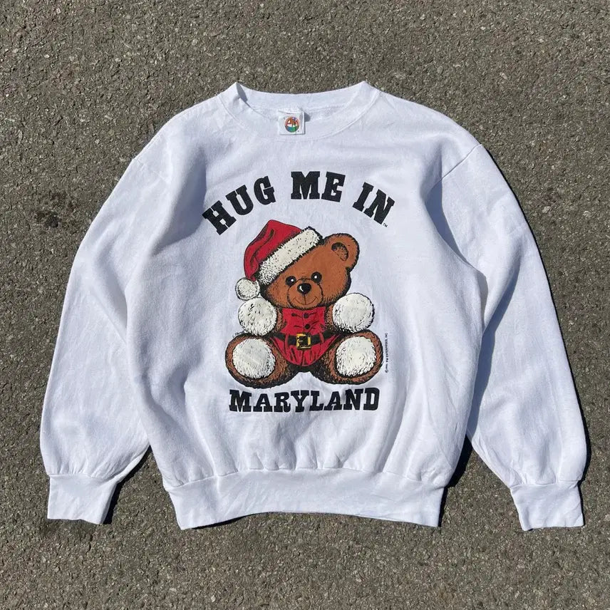 [BUNJANG] Hug Me 90s Sweatshirt / 90s Hug Me 스웻셔츠