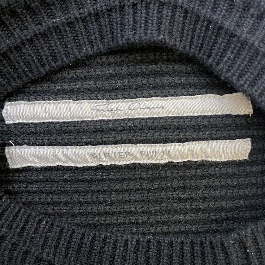 [BUNJANG] Rick Owens 17SS Cashmere Ribbed Knit Vest / 릭오웬스 17SS 캐시미어 리브드 니트 베스트