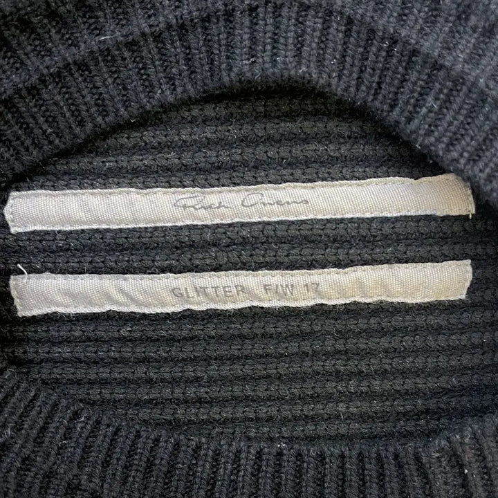 [BUNJANG] Rick Owens 17SS Cashmere Ribbed Knit Vest / 릭오웬스 17SS 캐시미어 리브드 니트 베스트