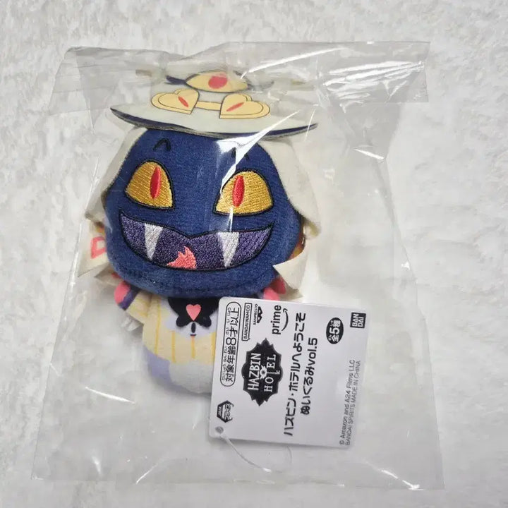 [BUNJANG] Hazbin Hotel Angel Dust Chibi Plush Doll / 해즈빈 호텔/미개봉 치비 누이 인형/천사 펜셔스