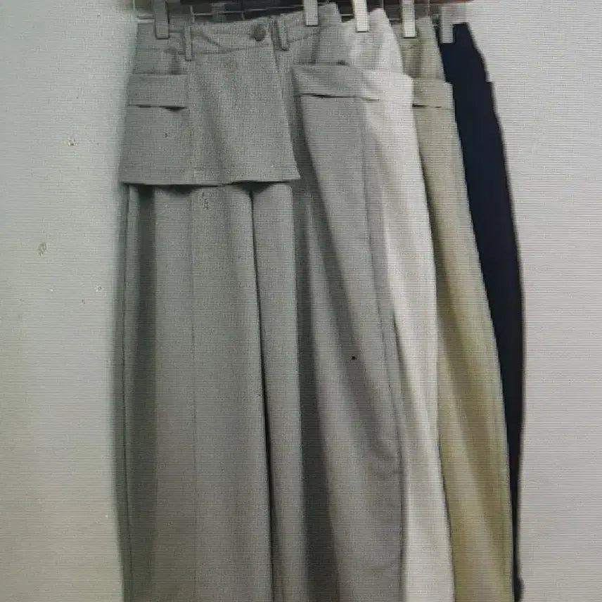 [BUNJANG] Casual Wide Skort (Light Beige/Gray/White/Dark Gray) / (해외배송)캐주얼 치마바지 와이드 (연베이지/회색/화이트/진회색)