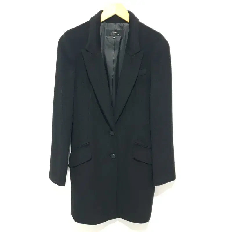 [BUNJANG] Vov Wool Cashmere Silk Blend Coat / 보브 울 캐시미어 실크 혼방 코트 55_i4587