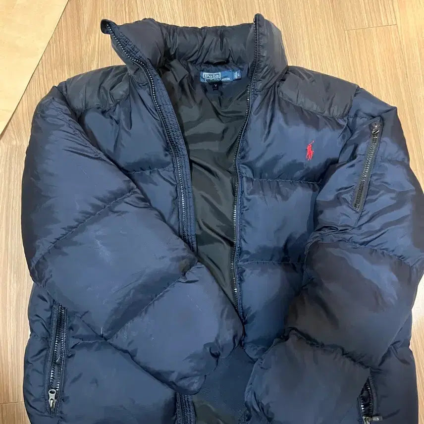 [BUNJANG] Polo Ralph Lauren Navy Padded Jumper L / 폴로 랄프로렌 네이비 패딩 점퍼 L