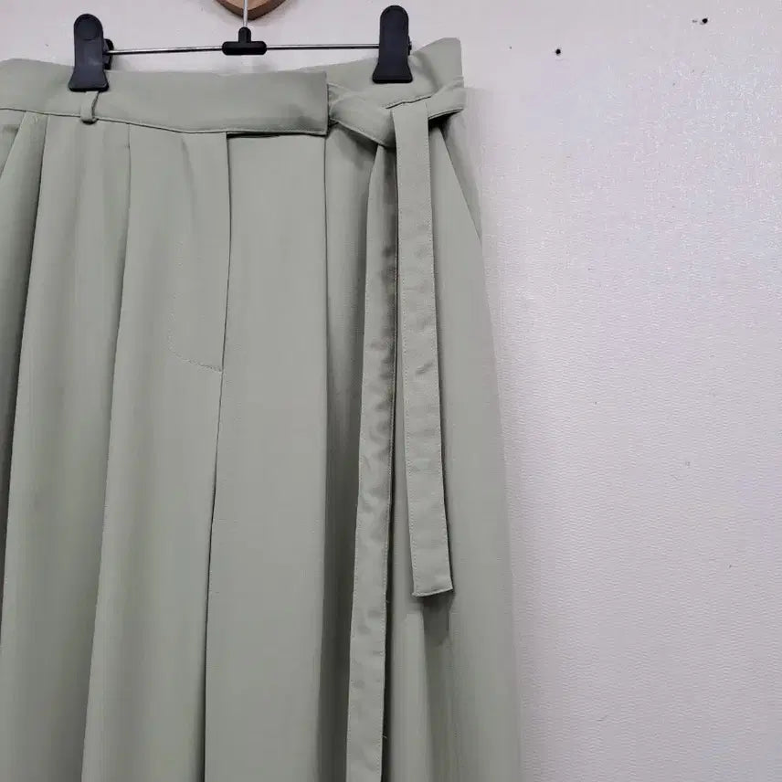 [SOLD OUT] 앞주름 쉬폰 와이드 롱팬츠S