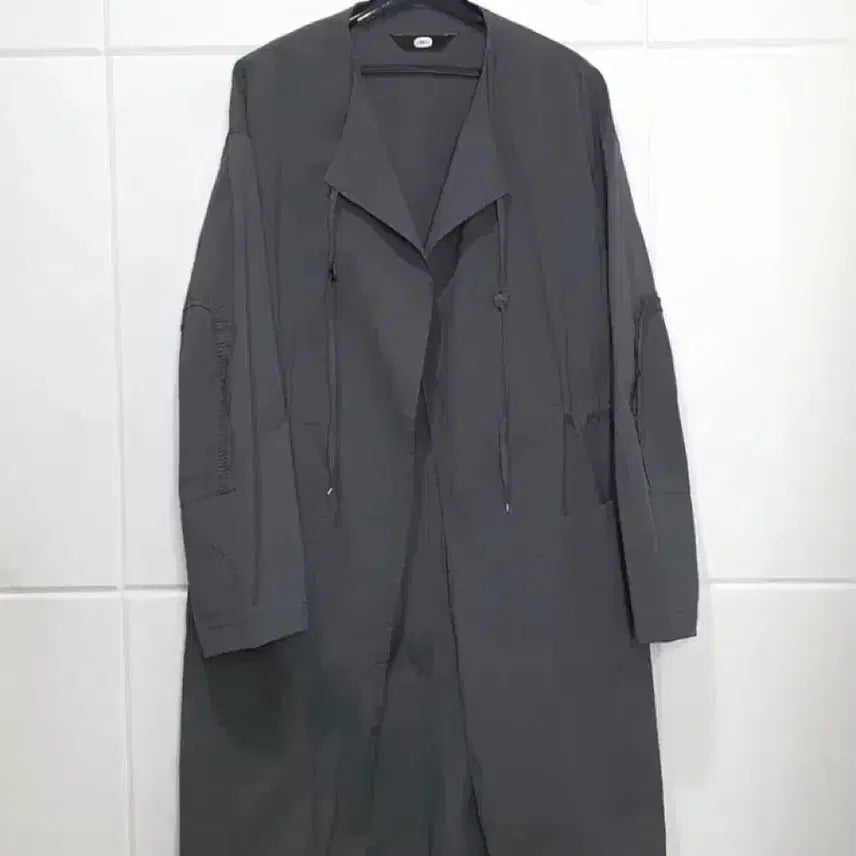 [BUNJANG] DeWL Long Jacket (Khaki) - Size 55 / 듀엘 DeWL 간절기 롱 자켓 사이즈 55