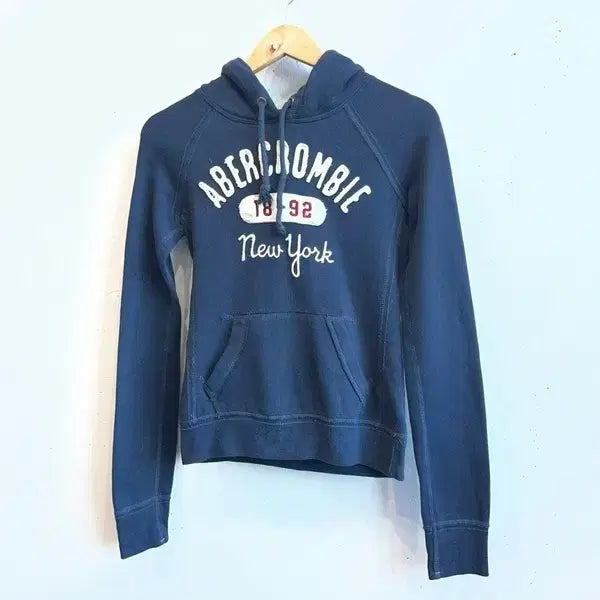 [BUNJANG] Abercrombie Grunge Hoodie Navy Women&