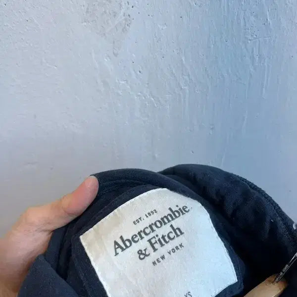 [BUNJANG] Abercrombie Grunge Hoodie Navy Women&