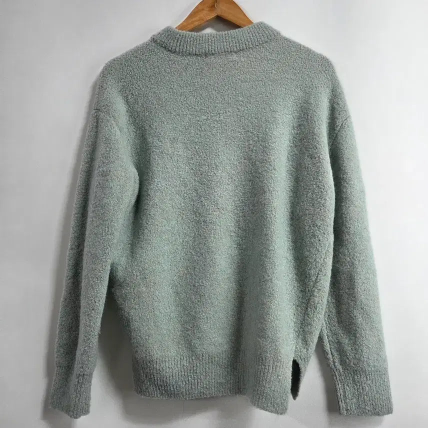 [BUNJANG] DeWL Round Neck Knit Sweater Mint / 듀엘 라운드넥 니트 민트 F